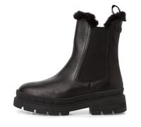 Tamaris Damenschuhe Klassische Stiefeletten BLACK LEATHER BLACK LEATHER - Gr. - 39