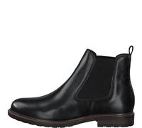 Tamaris Damenschuhe Klassische Stiefeletten BLACK LEATHER BLACK LEATHER - Gr. - 39