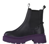 Tamaris Damenschuhe Klassische Stiefeletten BLACK/PURPLE BLACK/PURPLE - Gr. - 38