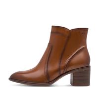 Tamaris Damenschuhe Klassische Stiefeletten COGNAC LEATHER COGNAC LEATHER - Gr. - 40