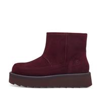 Tamaris Damen Stiefel 26818-43 - Leder, Warmfutter, Wechselfußbett - Merlot Größe 38