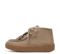 Tamaris 25406/47 Taupe Größe EU 39 | Boho-Style trifft Wohlfühlkomfort: Tamaris High Sneaker aus weichem Veloursleder mit 4,5-cm-Sohle.