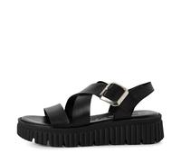 Tamaris Sandalette Damen – mit Keilabsatz, Schwarz – 36 EU