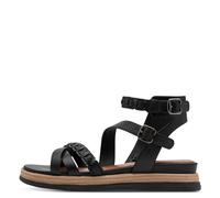 Tamaris Damenschuhe Riemchensandalen BLACK BLACK - Gr. - 36