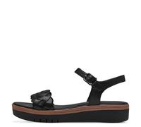 Tamaris Damenschuhe Riemchensandalen BLACK BLACK - Gr. - 38