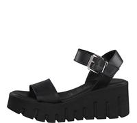 Tamaris Damenschuhe Riemchensandalen BLACK BLACK - Gr. - 40