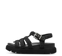 Tamaris Damenschuhe Riemchensandalen BLACK BLACK - Gr. - 40