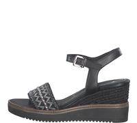 Tamaris Damenschuhe Riemchensandalen BLACK BLACK - Gr. - 41