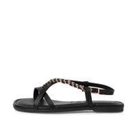 Tamaris Damenschuhe Riemchensandalen BLACK COMB BLACK COMB - Gr. - 36