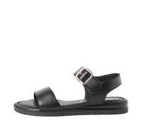 Tamaris Damenschuhe Riemchensandalen BLACK LEATHER BLACK LEATHER - Gr. - 40