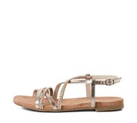 Tamaris Damenschuhe Riemchensandalen CHAMPAGNE COMB CHAMPAGNE COMB - Gr. - 37