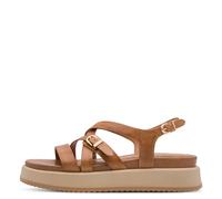 Tamaris Damenschuhe Riemchensandalen COGNAC COGNAC - Gr. - 37