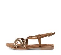 Tamaris Sandalette Damen Flach braun,EU 37
