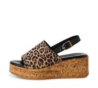 Tamaris Damenschuhe Riemchensandalen LEOPARD - Gr. - 37