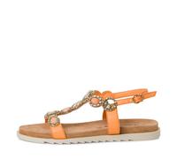 Tamaris Damenschuhe Riemchensandalen ORANGE ORANGE - Gr. - 40
