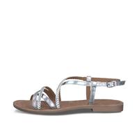 Tamaris Damenschuhe Riemchensandalen SILVER SILVER - Gr. - 38