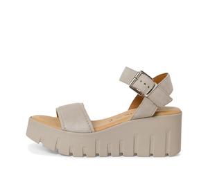 Tamaris Damenschuhe Riemchensandalen TAUPE SUEDE TAUPE SUEDE - Gr. - 42