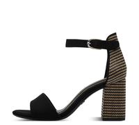 Tamaris Damenschuhe Sandaletten BLACK COMB BLACK COMB - Gr. - 40