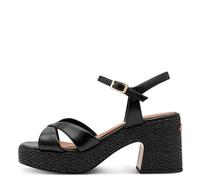 Tamaris Damenschuhe Sandaletten BLACK LEATHER BLACK LEATHER - Gr. - 39