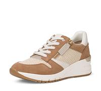Keilsneaker TAMARIS "REA" 40 beige Damen Schuhe mit Wechselfußbett Modernsneaker Plateausneaker Sneaker low 40 camelfarben, beige