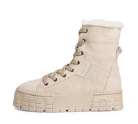 Tamaris Damen Schnürstiefel Leder Winter gefüttert; ANTELOPE/braun; 37 EU
