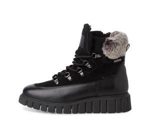 Tamaris Damenschuhe Schnürstiefel BLACK BLACK - Gr. - 37