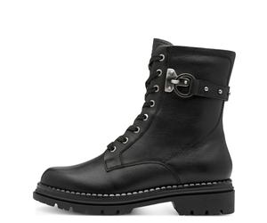 Tamaris Damenschuhe Schnürstiefel BLACK BLACK - Gr. - 37