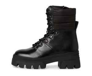 Tamaris Damenschuhe Schnürstiefel BLACK BLACK - Gr. - 41
