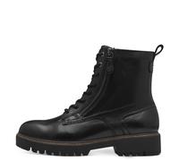 Tamaris Damenschuhe Schnürstiefel BLACK LEATHER BLACK LEATHER - Gr. - 38