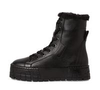 Tamaris Damenschuhe Schnürstiefel BLACK LEATHER BLACK LEATHER - Gr. - 40