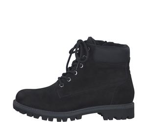 Tamaris Damenschuhe Schnürstiefel BLACK UNI BLACK UNI - Gr. - 38