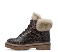 Tamaris Damenschuhe Schnürstiefel BROWN LEOPARD BROWN LEOPARD - Gr. - 39