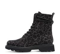 Tamaris Damenschuhe Schnürstiefel GREY LEOPARD GREY LEOPARD - Gr. - 41