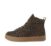 Tamaris Damenschuhe Schnürstiefel OLIVE LEOPARD OLIVE LEOPARD - Gr. - 41