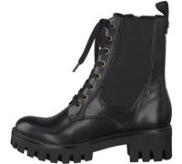 Tamaris Damenschuhe Schnürstiefeletten BLACK BRUSH BLACK BRUSH - Gr. - 37
