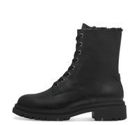 Tamaris Damenschuhe Schnürstiefeletten BLACK LEATHER BLACK LEATHER - Gr. - 41