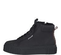 Tamaris Damenschuhe Schnürstiefeletten BLACK/LEOPARD BLACK - Gr. - 37