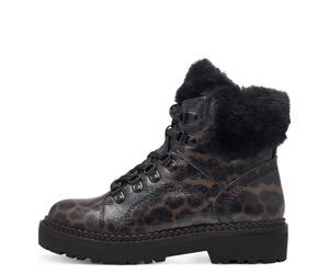 Tamaris Damenschuhe Schnürstiefeletten LEOPARD - Gr. - 38