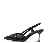 Tamaris Damenschuhe Sling BLACK LEATHER BLACK LEATHER - Gr. - 35