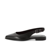 Tamaris Damenschuhe Sling BLACK LEATHER BLACK LEATHER - Gr. - 38