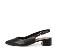 Tamaris Damenschuhe Sling BLACK LEATHER BLACK LEATHER - Gr. - 41