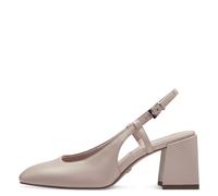 Tamaris Slingpumps Damen 1-29621-42 508 – vegan, schmal, Blockabsatz – Powder/Rosa Größe 36