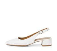 Tamaris Damenschuhe Sling WHITE LEATHER WHITE LEATHER - Gr. - 38