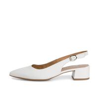 Tamaris Damenschuhe Sling WHITE LEATHER WHITE LEATHER - Gr. - 38
