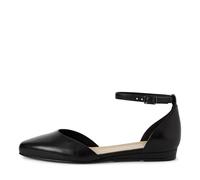 Tamaris Damenschuhe Slipper / Trotteur BLACK LEATHER BLACK LEATHER - Gr. - 37