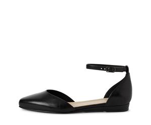 Tamaris Damenschuhe Slipper / Trotteur BLACK LEATHER BLACK LEATHER - Gr. - 37