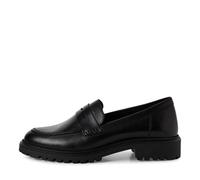 Tamaris Damenschuhe Slipper / Trotteur BLACK LEATHER BLACK LEATHER - Gr. - 38