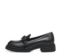 Tamaris Damenschuhe Slipper / Trotteur BLACK LEATHER BLACK LEATHER - Gr. - 40
