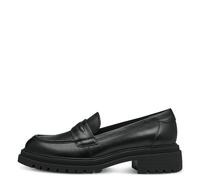 Tamaris Damenschuhe Slipper / Trotteur BLACK LEATHER BLACK LEATHER - Gr. - 41