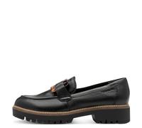 Tamaris Damenschuhe Slipper / Trotteur BLACK LEATHER BLACK LEATHER - Gr. - 41